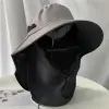 Sun hat for men, summer outdoor fishing hat, wide-brimmed, neck-protecting fisherman's hat, breathable, sun-protective and skin-protecting details Picture